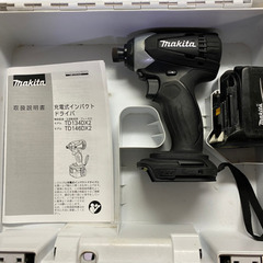 中古 マキタ　TD134DX2 14V  充電式 インパクトドライバ