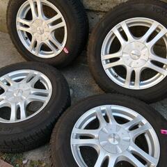 スタッドレスタイヤ 195/65R15  2017年製  4本　アルミホイール　ステップワゴン　セレナ