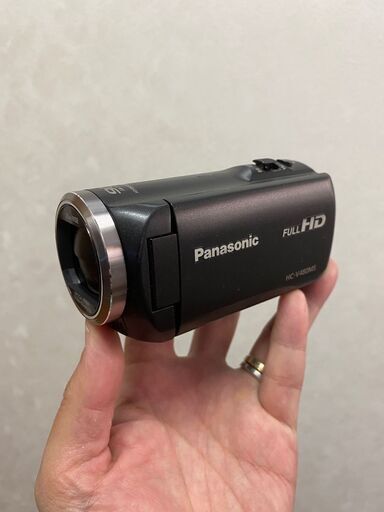 ビデオカメラ　Panasonic HC_V480MS【本体のみ・正常動作品・SDカード付き】