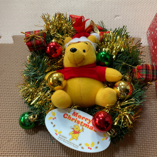 くまのプーさんクリスマスリース Erimori 山陽網干の子供用品の中古あげます 譲ります ジモティーで不用品の処分