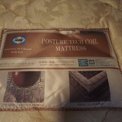 シーリー　レッグタイプダブルベッド　ポスチャーテックコイル6732【愛品倶楽部柏店　問い合わせ番号 153-017772 002】 