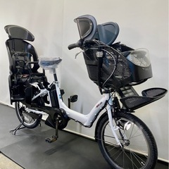 関東全域送料無料 保証付き 電動自転車 ヤマハ パスキッスミニ 高年式 20インチ 8.7ah 3人乗りの画像