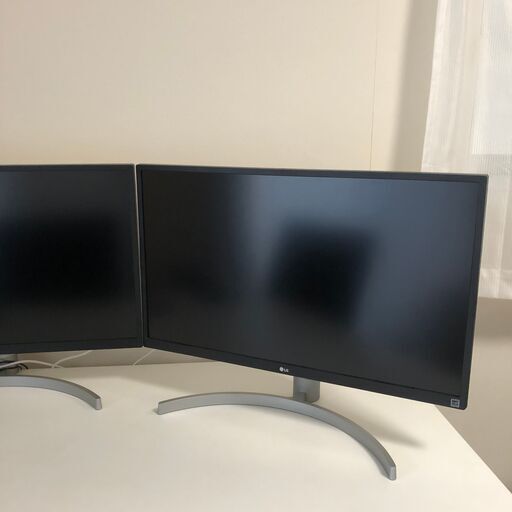 パソコンディスプレー LG 27UL550 2台 [27型 HDR対応4Kモニター（3840  