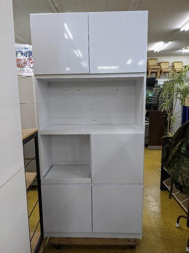 ★人気の白色!!食器棚 キッチンボード
