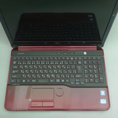 新品SSD 日本製 中古良品 赤 ノートパソコン 15.6型 富士通 AH54/G 第2