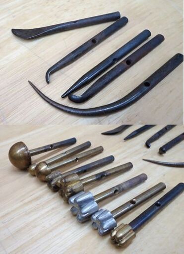 アートフラワー 電気コテ コテ先 押型 造花用 差込式 コテ台付 札幌市