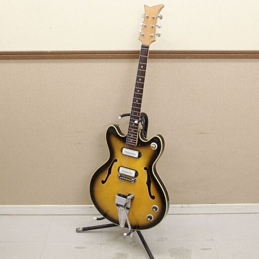 テスコ TEISCO ベガス40 Vegas40 セミアコ 1960年代製 国産ビザールギター (P1257aktxY)