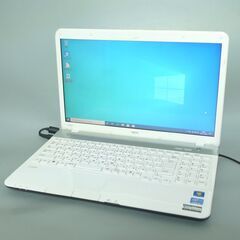 新品爆速SSD ホワイト ノートパソコン 中古良品 15.6型 NEC PC 