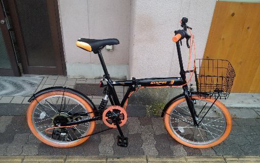 SIAFEI 折りたたみ自転車 ブラック