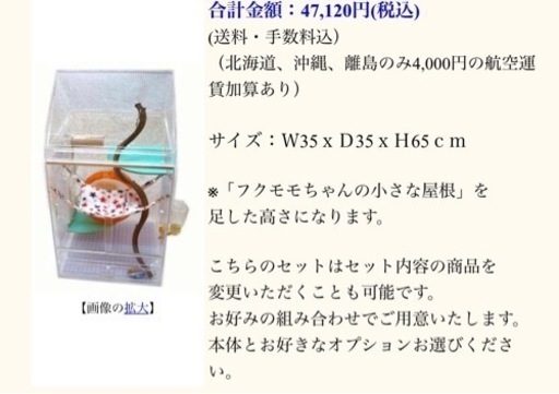 モモンガアクリルゲージ　※一時停止