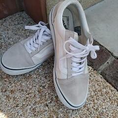 ②♥VANS♥オールドスクールDX♥マシュマロ２３、５cm♥