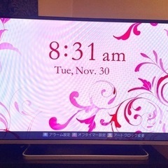 TOSHIBA 42インチ液晶テレビ 外付けHDD録画 42J8 2014年製