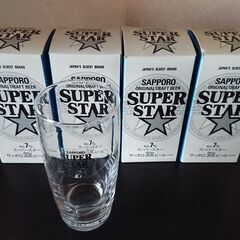 SAPPORO SUPER STAR グラス ４個