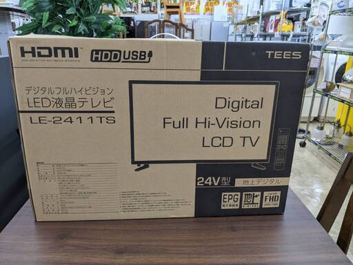 ⭐️未使用品⭐️ TEES 24型液晶テレビ LE-2411TS