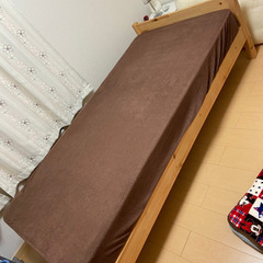 無印良品 木製シングルベッド(マットレス付き) 差し上げます！