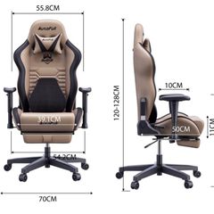 【新品】ゲーミングチェア オフィスチェア ゲーム用チェア パソコンチェア オットマン付き