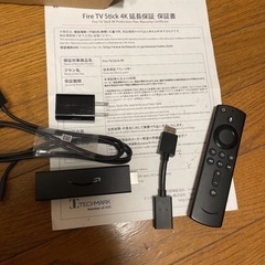 Amazon Fire TV Stick 4K 2年保証あり