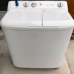ハイアール 二槽式洗濯機 JW-W55E
