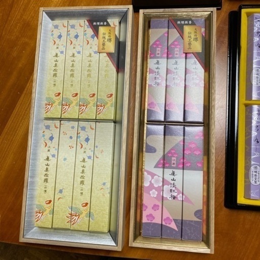 値下げしました‼️】【定価33,176円】高級線香セット（新品、桐箱/塗  