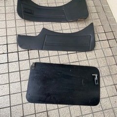 探すと無い希少‼️ ja11リアフェンダー裏パネル、リア窓ガラスラバー塗装
