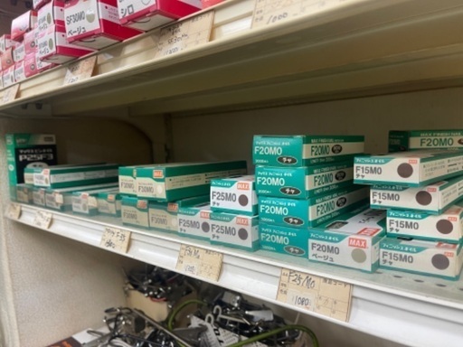 【未使用全39箱】各種フィニッシュネイル マックス エアー工具 釘打ち機 金物屋