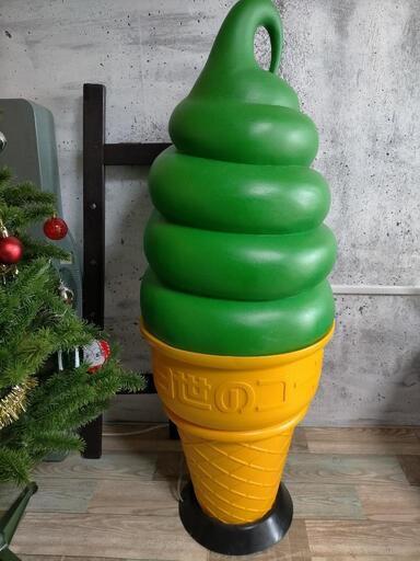 レア商品 抹茶ソフトクリームオブジェ