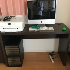 パソコンデスク 引き出し　椅子　棚　折り畳みテーブル　（全て無料）