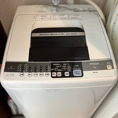 【ネット決済】【美品】洗濯機HITACHI NW-7MY