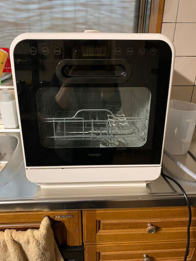 VIBMI 食洗機 卓上型 工事不要 食器洗い乾燥機 コンパクト 小型 2022