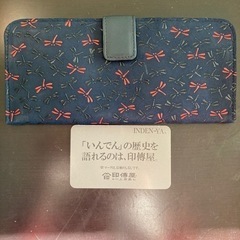 印傳屋　長財布　とんぼ柄　中古