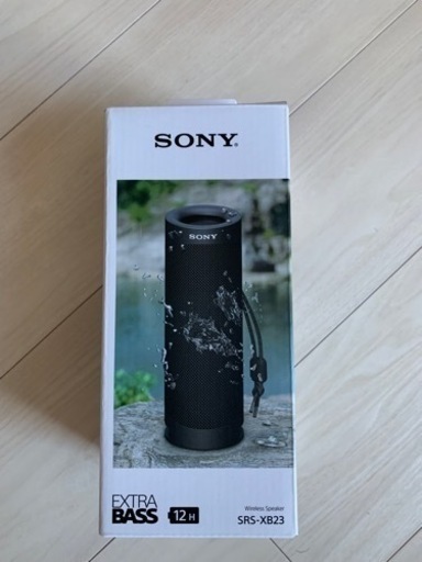 【新品未開封】Sony Extra Bass ワイヤレスポータルスピーカー（SRS-XB23）ブラック