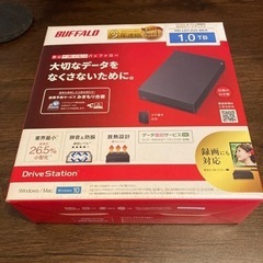新品　BUFFALO HD-LD1.0U3-BKA 外付けハード...