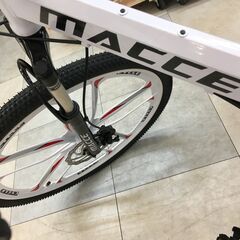 macce クロスバイク ギア合計21段変速 自転車 白 未使用品