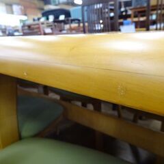 値下げしました！　ダイニング7点セット　ハーフアーム回転チェア　【愛品倶楽部柏店】 