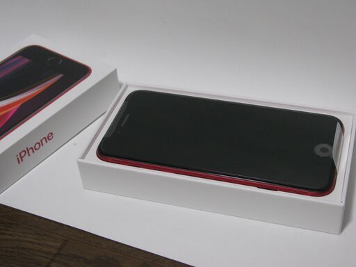 iPhoneSE2（第2世代） au SIMロック解除済 未使用 レッド U-NEXT見