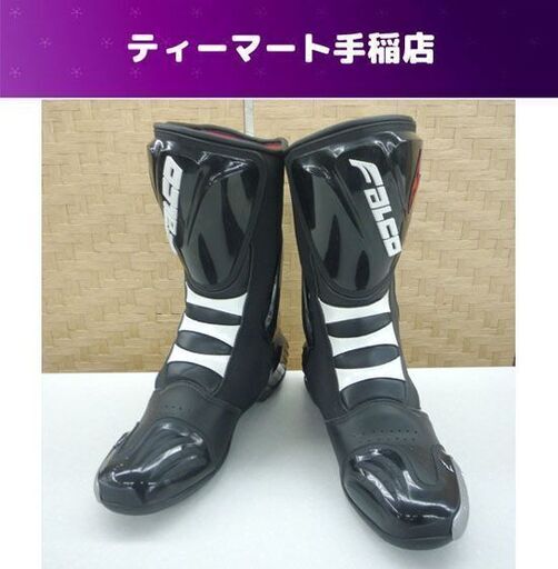 美品 GIANNI FALCO GF307 ESO スポーツレーシングブーツ サイズ42 made in ITALY ジャンニファルコ バイク 靴 ブラック 黒 札幌市手稲区