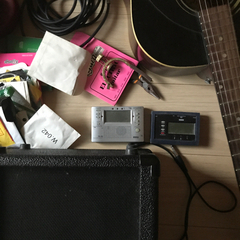 エレキギター　アコースティックギター　アンプセット