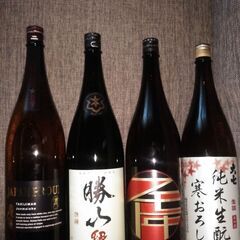 最終お値下げ！！　特選　日本酒　一升瓶ｘ４種
