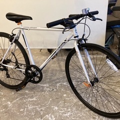 700×28c】7段変速 クロスバイク ホワイト
