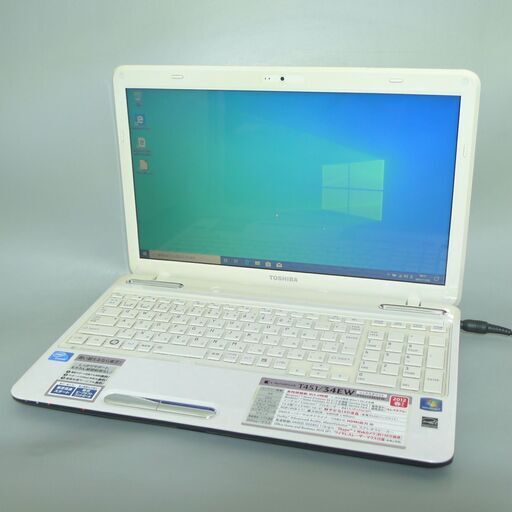 即使用可 ノートパソコン 中古良品 15.6型 東芝 dynabook T451/34EW Celeron 4GB 640GB DVDマルチ 無線LAN カメラ Windows10 Office