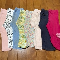 【ネット決済】女の子　ズボン　スパッツ　サイズ75 サイズ80