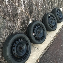 トヨタIQ 純正スチールホイール 4本セット　軽自動車に