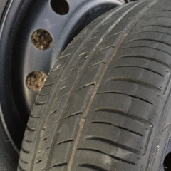 トヨタIQ 純正スチールホイール 4本セット　軽自動車に