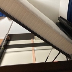 ニトリ はね上げ式収納ベッド ＆ マットレス