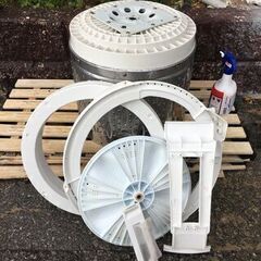 洗濯機の分解クリーニング行っています！配送設置込み！シャープ4.5K洗濯機　2017年製　分解クリーニング済み！！