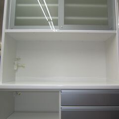 R236 高級 松田家具 キッチンボード、食器棚、幅118cm 美品