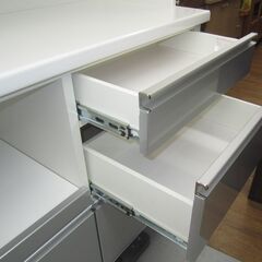 R236 高級 松田家具 キッチンボード、食器棚、幅118cm 美品