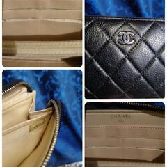 ✨正規品✨美品✨CHANEL✨マトラッセ　キャビアスキン　ラウンドジップ