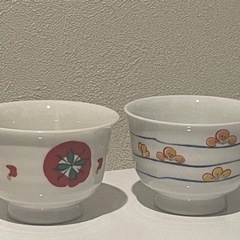 中村玉緒デザイン　湯呑み  陶器　2客