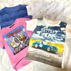 ベビー Tシャツ  80サイズ 男の子用 4点セット 